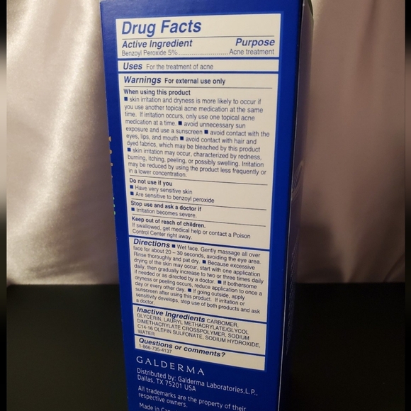 Differin Daily Deep Cleanser Benzoyl Peroxide 5% Acne Treatment - Picture 2 of 3